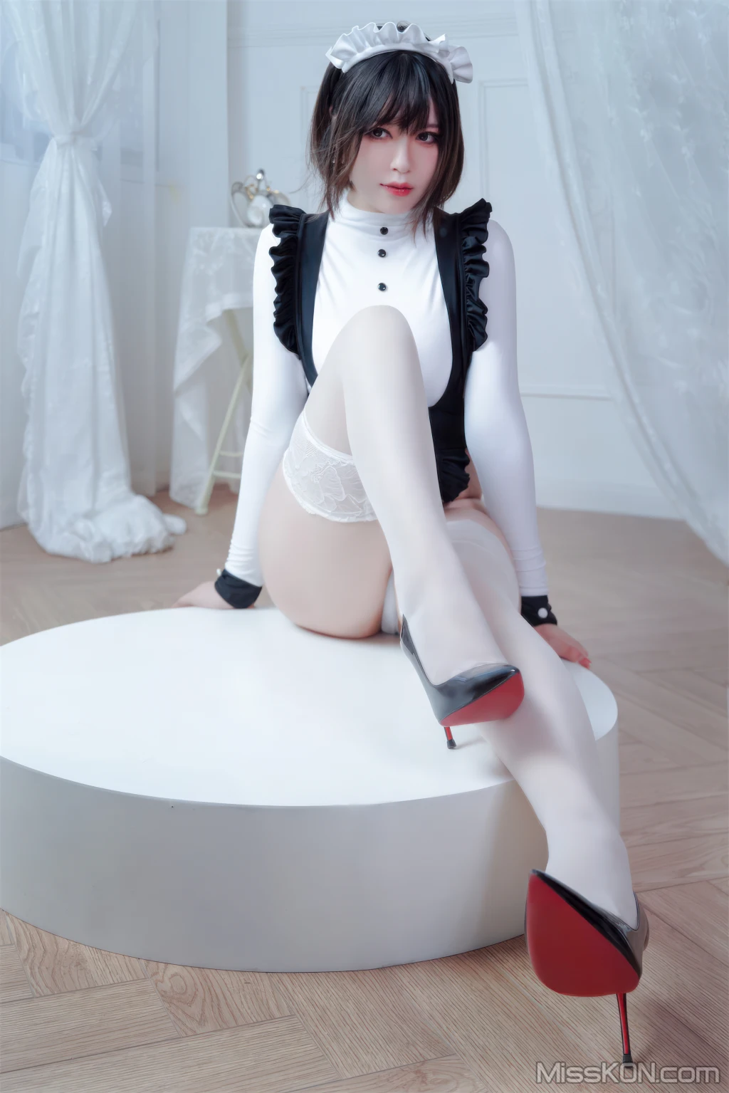 Coser@半半子: 纯白女仆 (45 图) –插图9