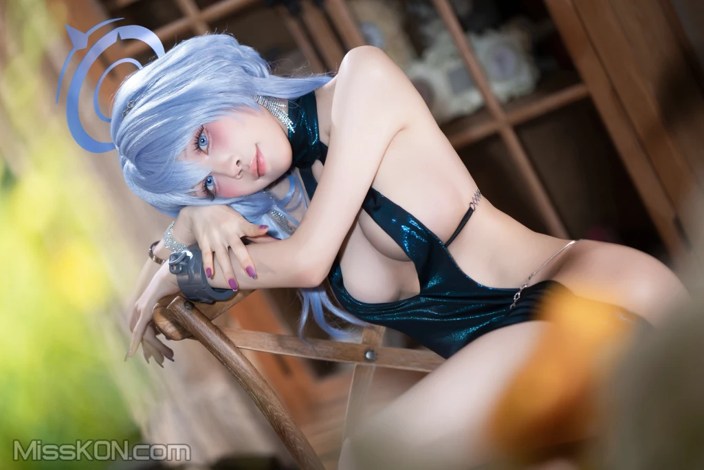 Coser@水淼Aqua: 碧蓝档案 天雨亚子礼服 (146 photos)