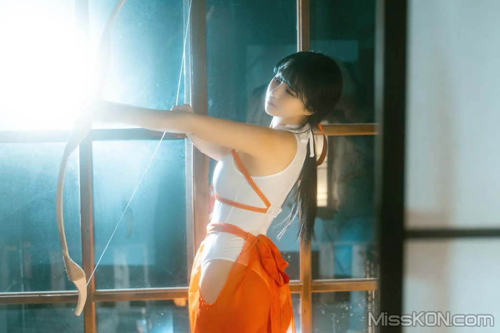 Coser@桜井宁宁: 绳艺巫女 (61 photos)