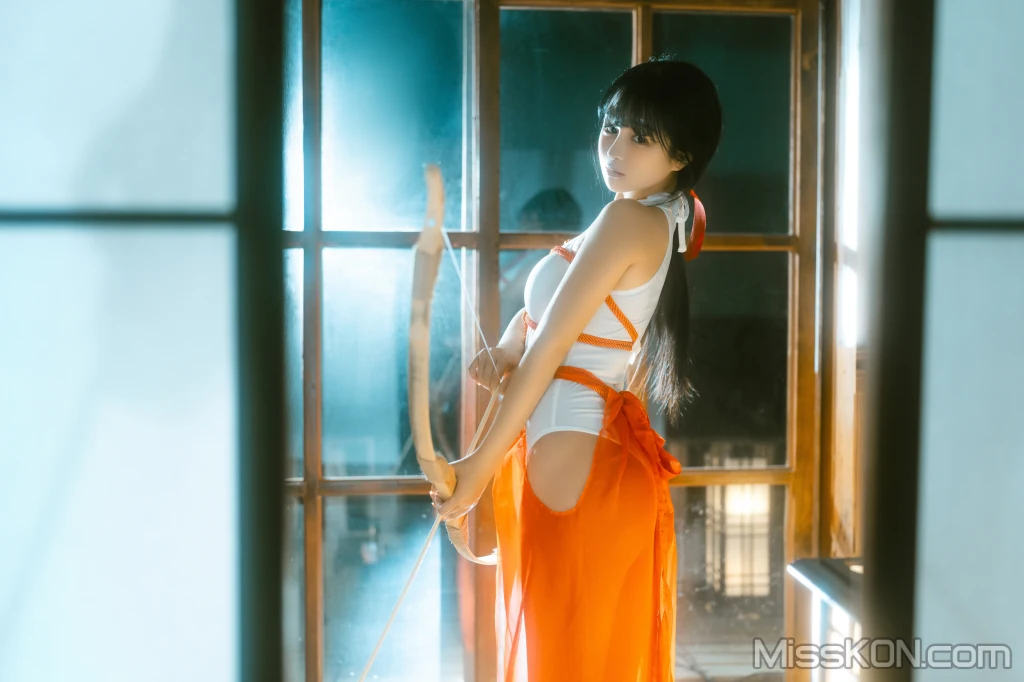 Coser@桜井宁宁: 绳艺巫女 (61 photos)
