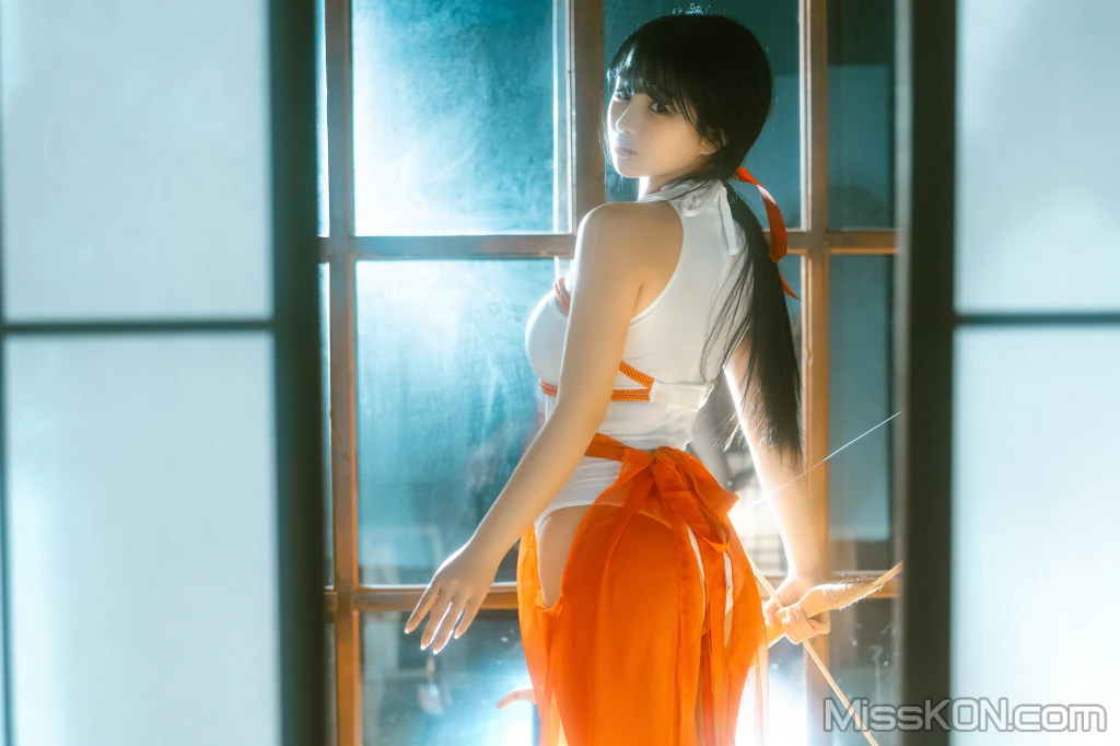 Coser@桜井宁宁: 绳艺巫女 (61 photos)