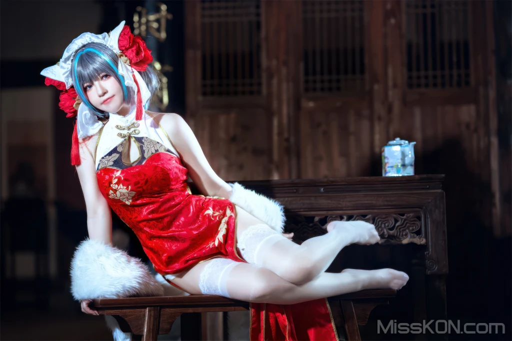 Coser@半半子: 柴郡中华娘旗袍 (45 图 + 2 视频) –插图9