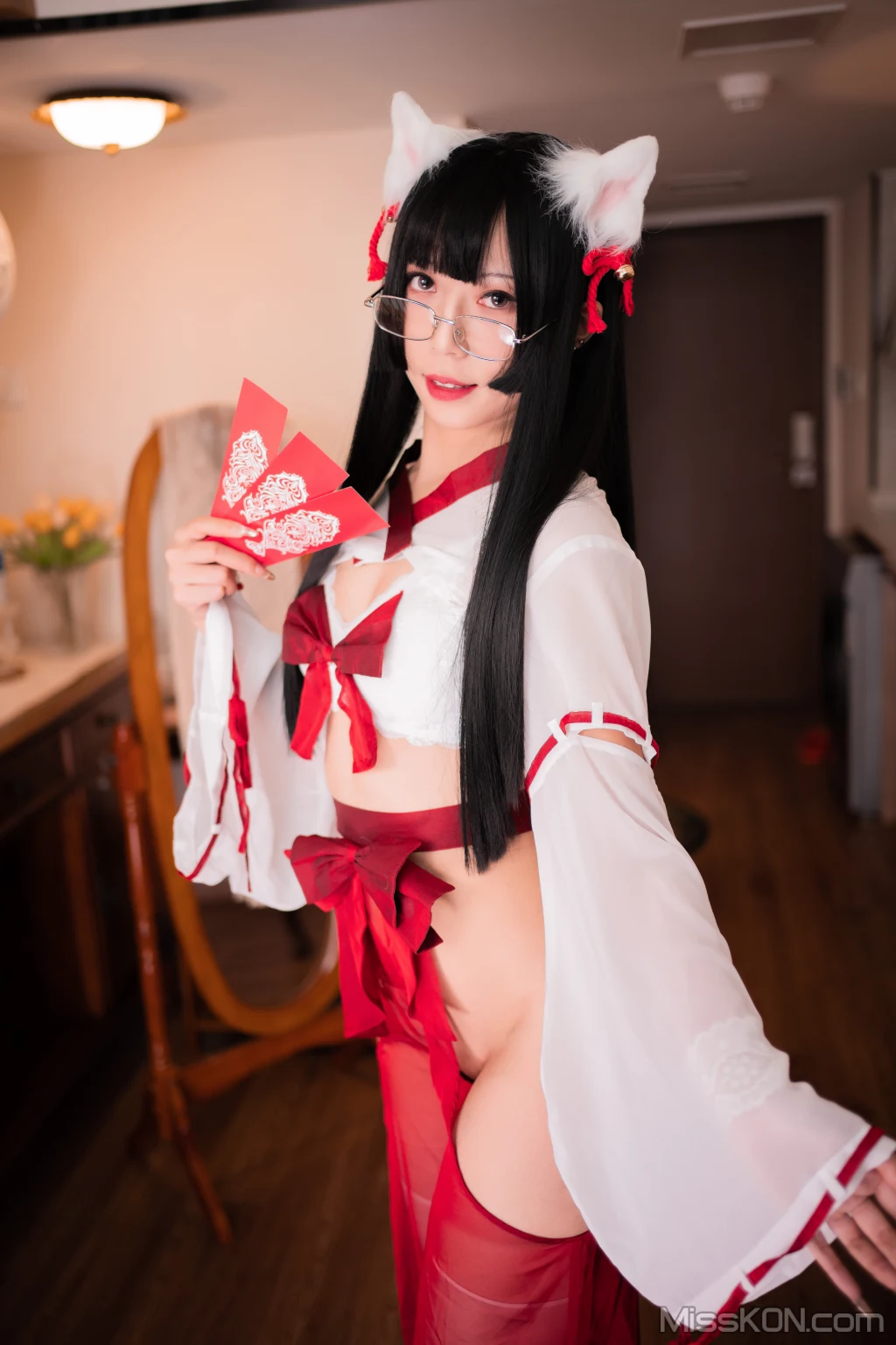 Coser@Money冷冷: 巫女 (60 图 + 2 视频) –插图1