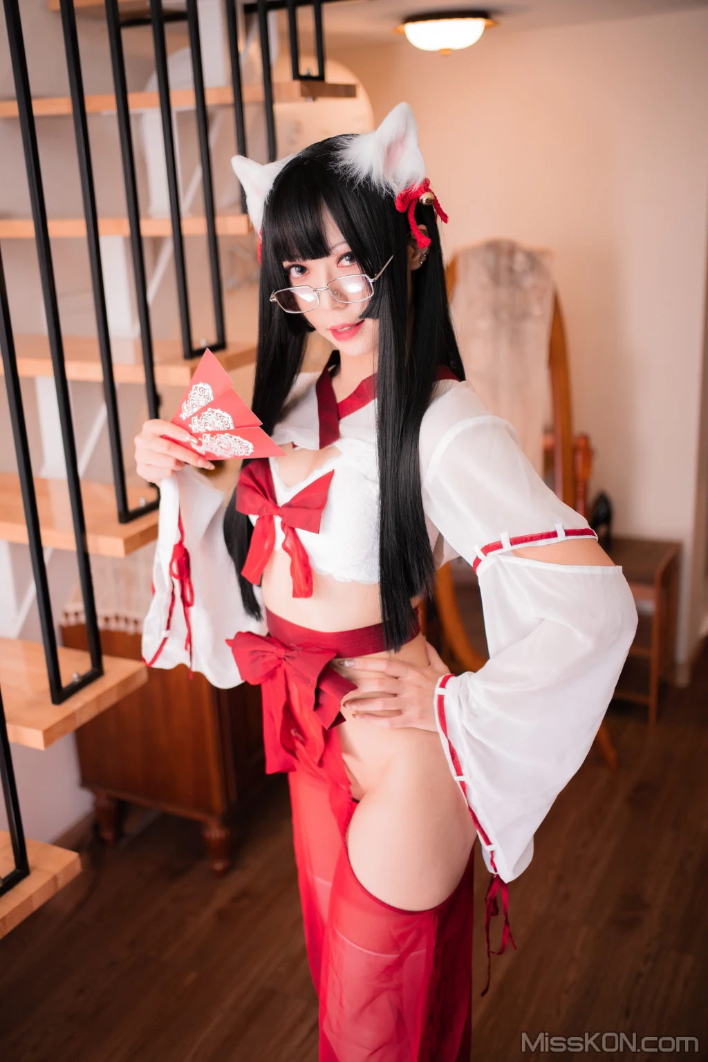 Coser@Money冷冷: 巫女 (60 图 + 2 视频) –插图2