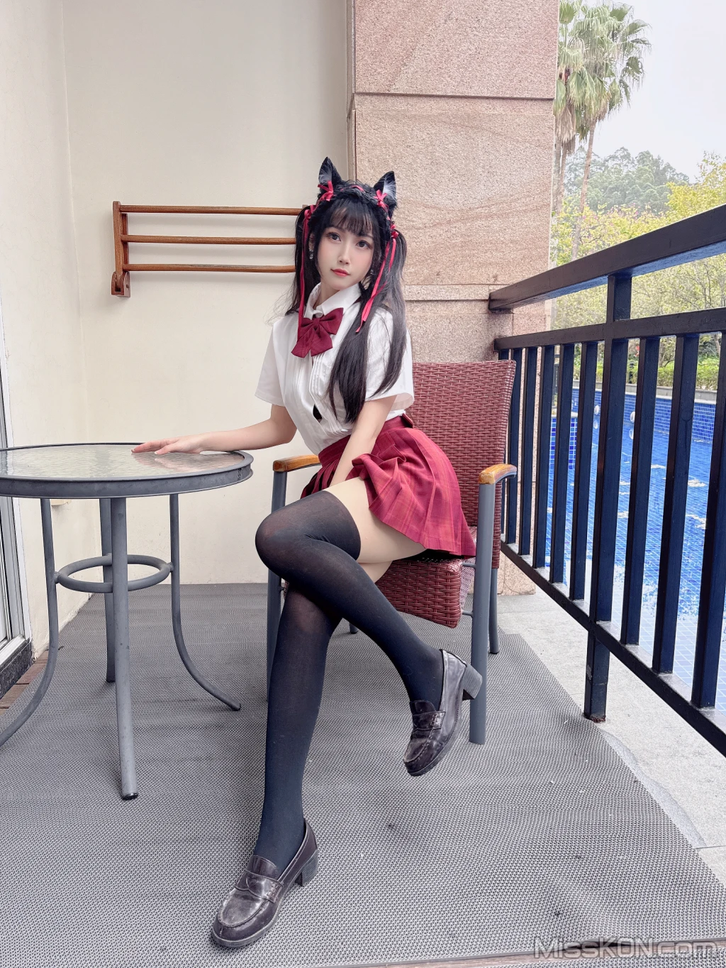 Coser@不呆猫: 温泉双马尾JK (22 photos + 1 video) – Page 2