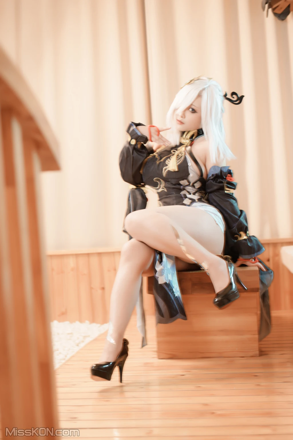 Coser@洛璃LoLiSAMA: 申鹤 (83 photos + 1 video) – Page 7