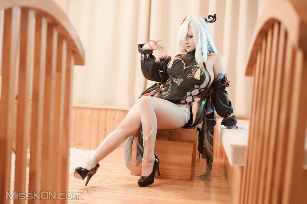 Coser@洛璃LoLiSAMA: 申鹤 (83 photos + 1 video) – Page 8