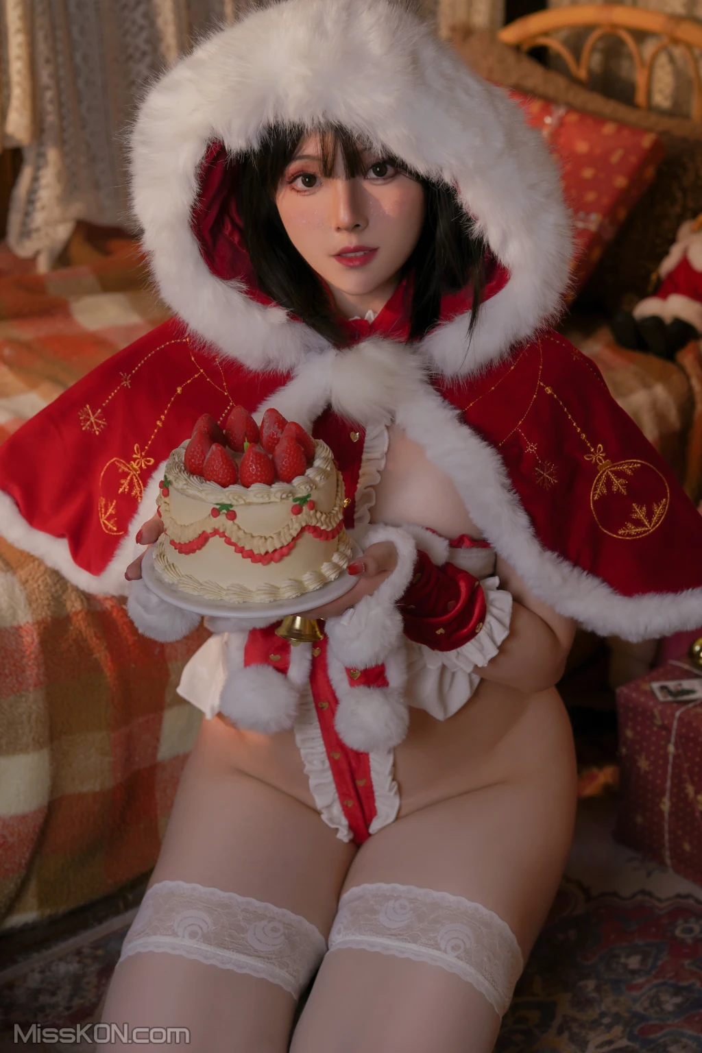 Coser@Natsuko夏夏子: 圣诞雪精灵 (48 photos )