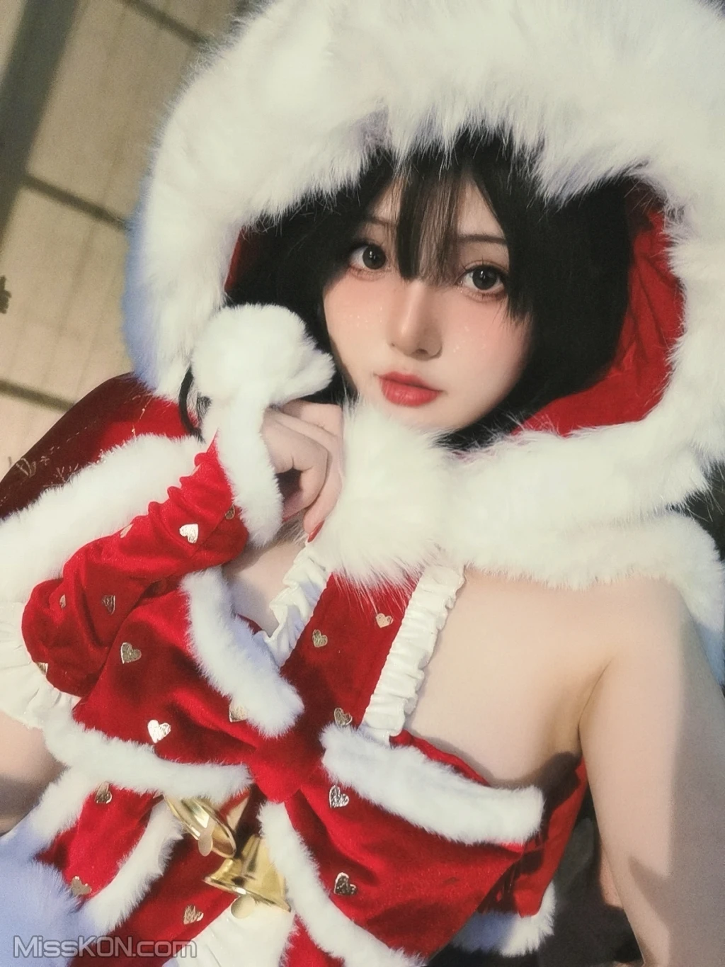 Coser@Natsuko夏夏子: 圣诞雪精灵 (48 photos )