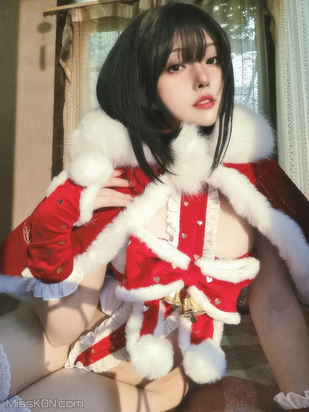 Coser@Natsuko夏夏子: 圣诞雪精灵 (48 photos )