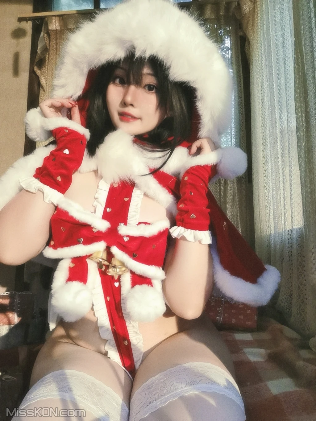 Coser@Natsuko夏夏子: 圣诞雪精灵 (48 photos )