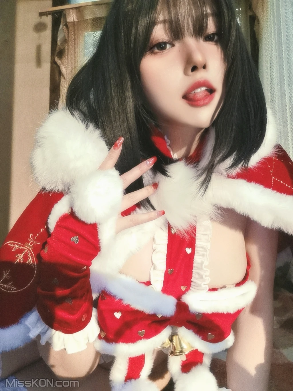 Coser@Natsuko夏夏子: 圣诞雪精灵 (48 photos )