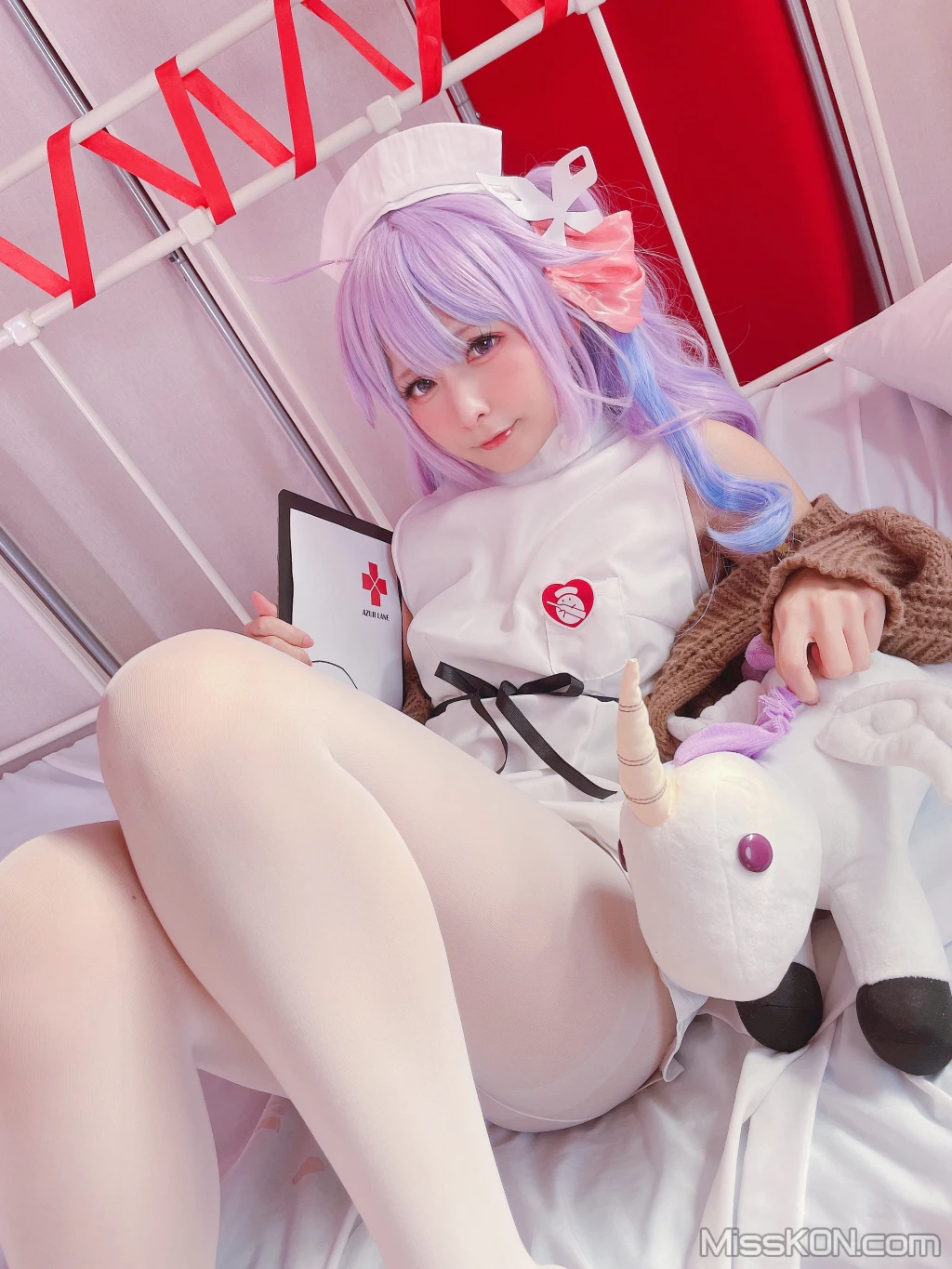 Coser@Sayo Momo: Unicorn (Azur Lane) (36 photos)