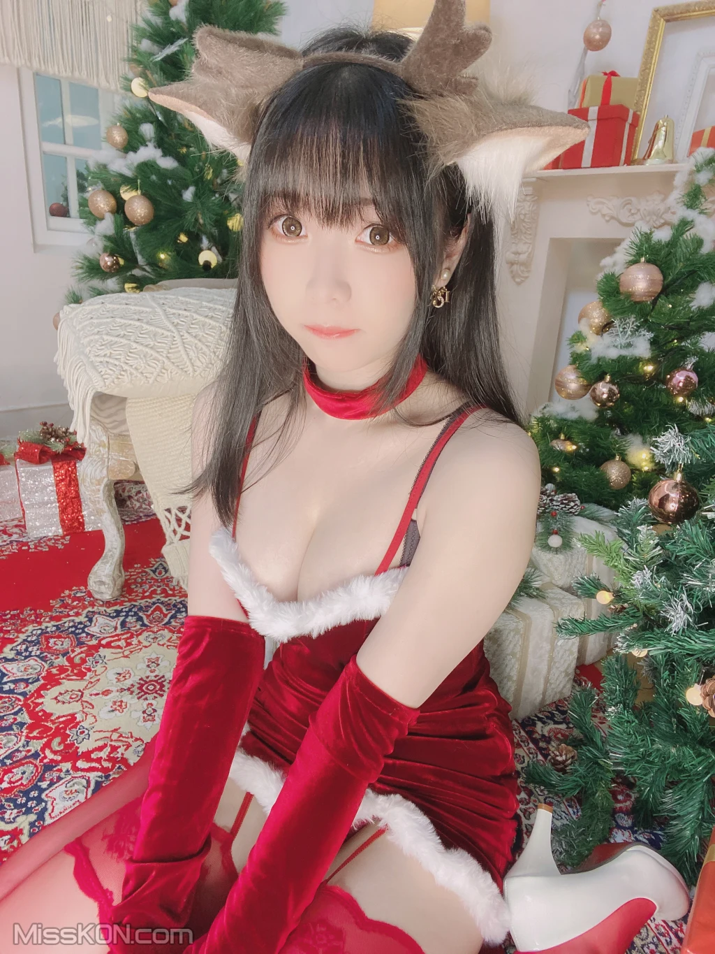 Coser@霜月shimo: 2022年12月会员订阅写真合集(全5期) (100 photos)