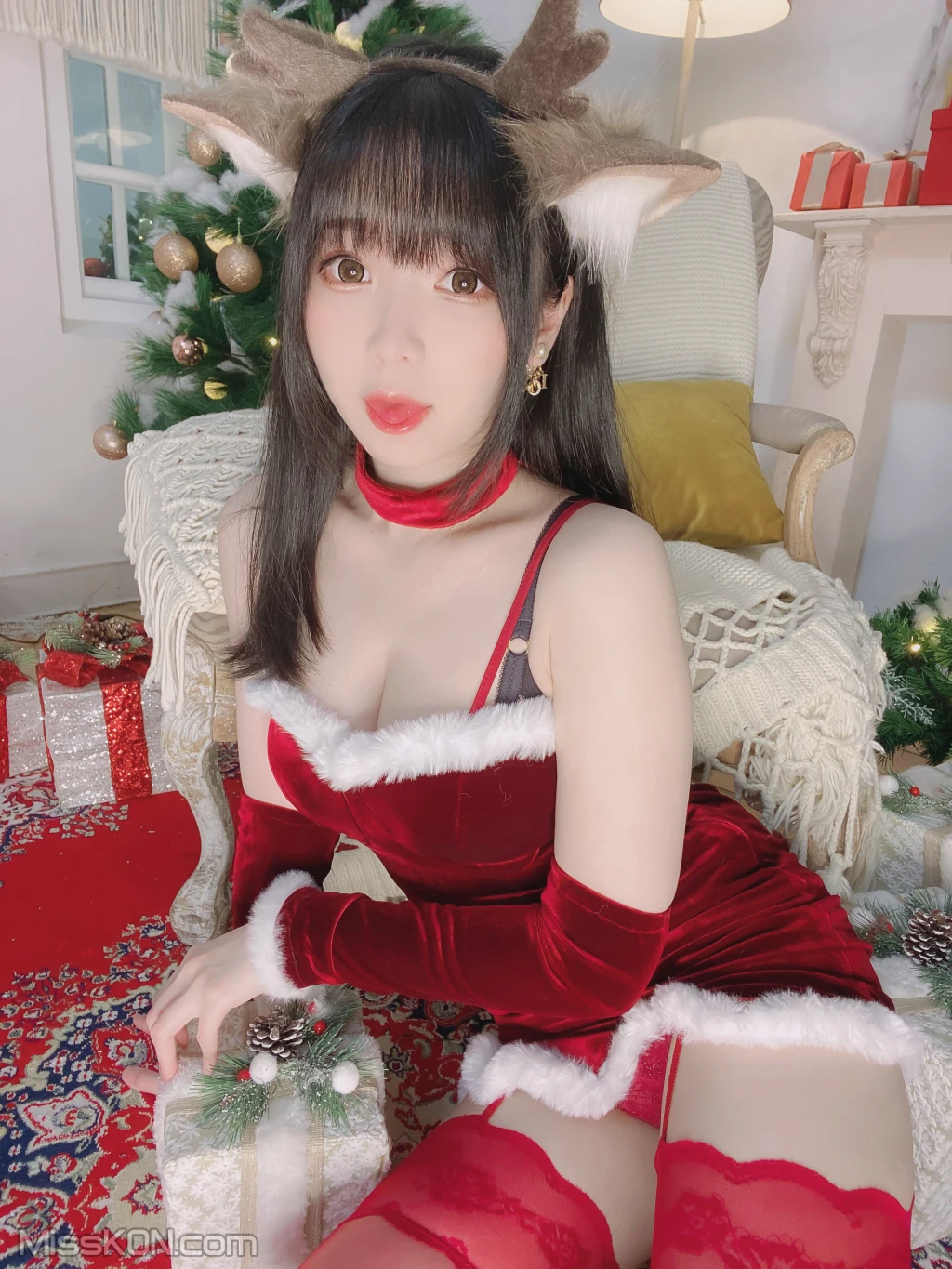 Coser@霜月shimo: 2022年12月会员订阅写真合集(全5期) (100 photos)