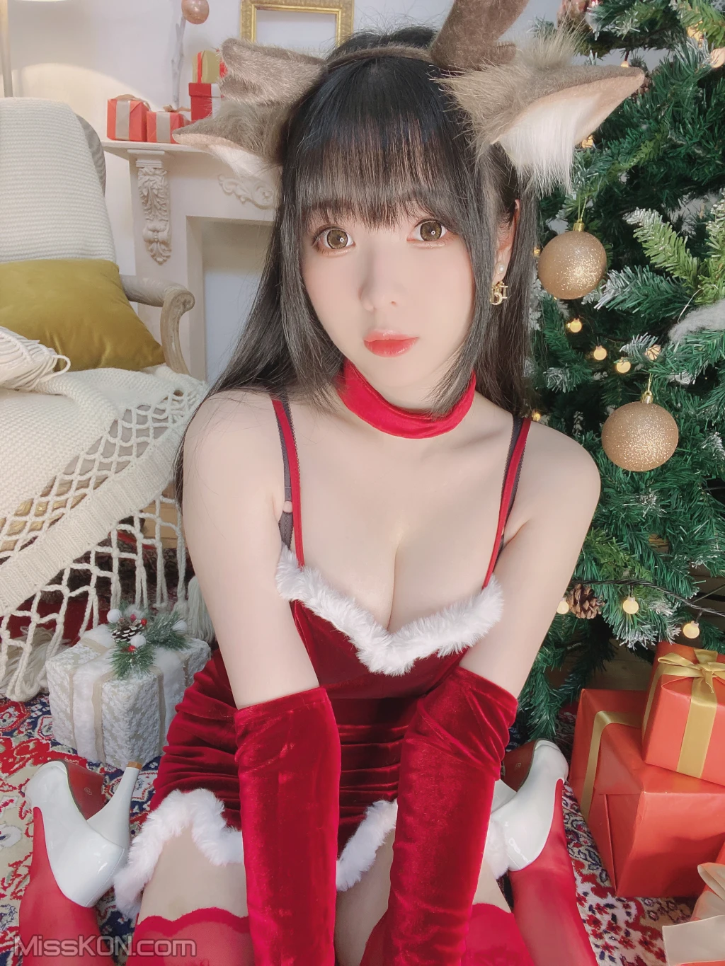 Coser@霜月shimo: 2022年12月会员订阅写真合集(全5期) (100 photos)