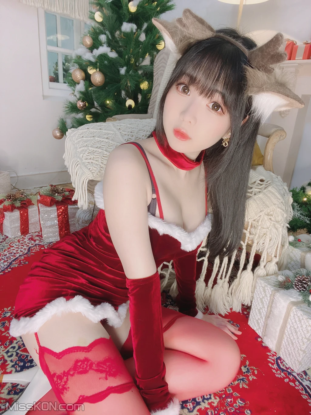 Coser@霜月shimo: 2022年12月会员订阅写真合集(全5期) (100 photos)
