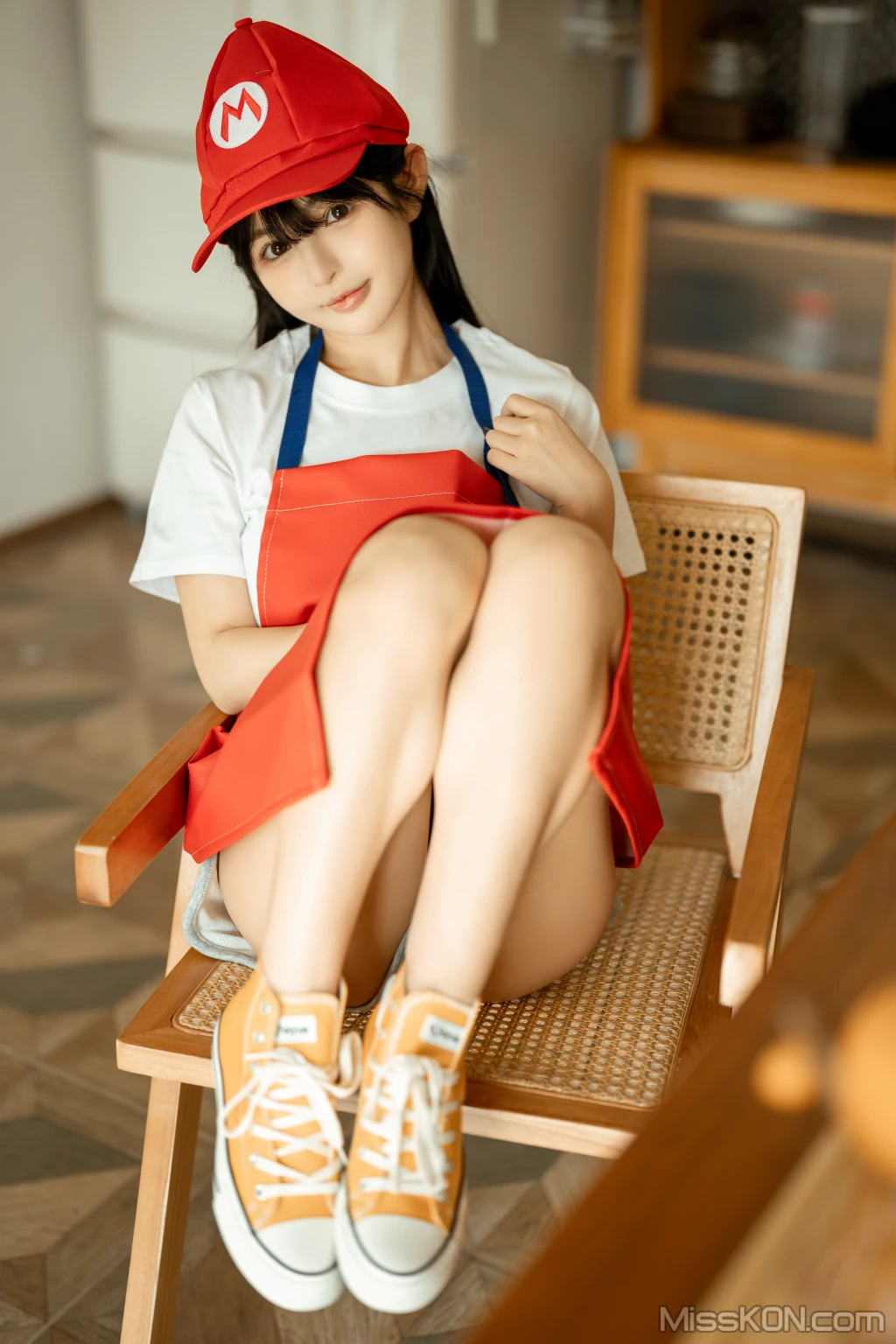 Coser@桜井宁宁: 马里奥围裙 (50 photos)