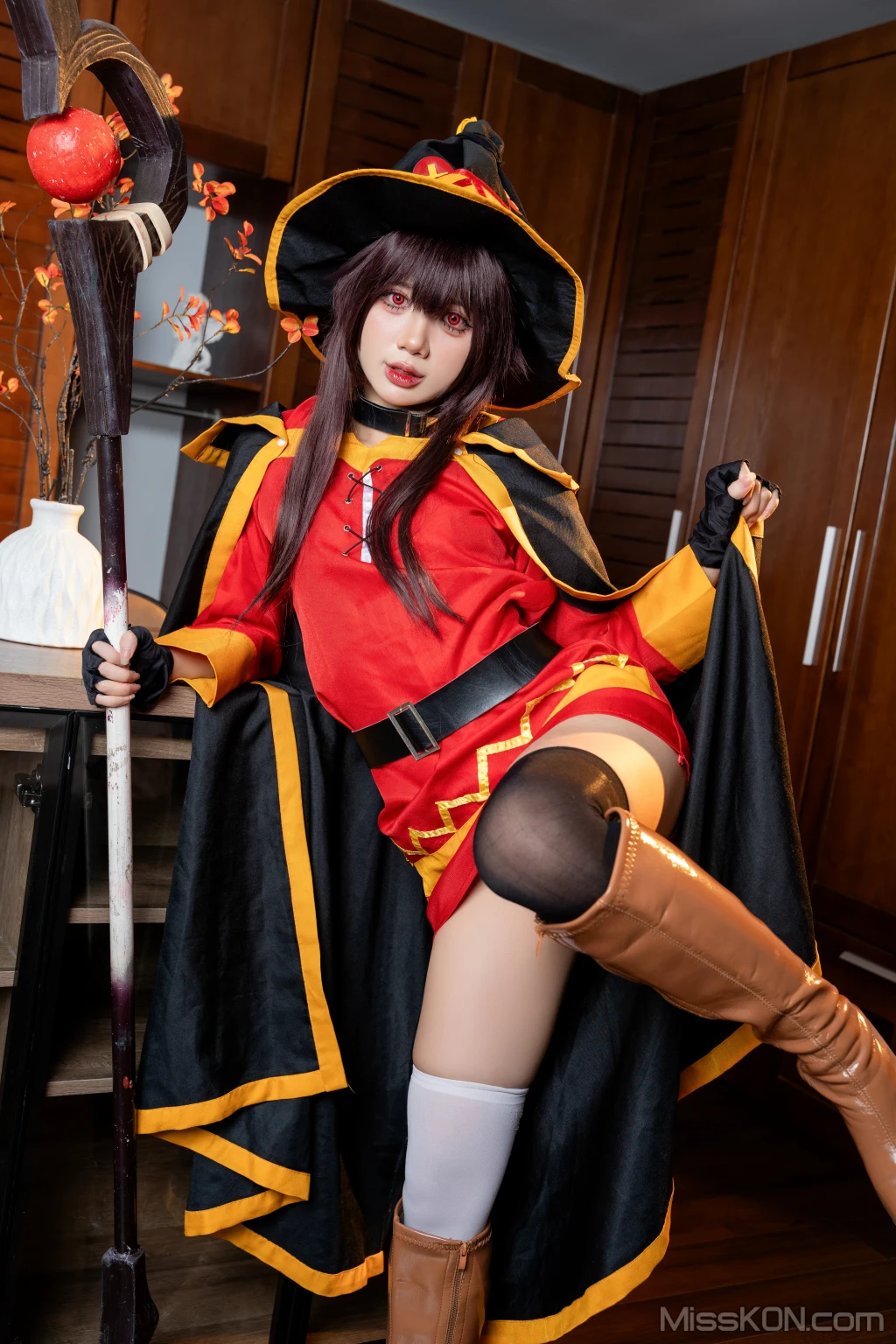 Coser@PoppaChan: Konosuba Megumin (128 photos + 12 videos) – Page 4