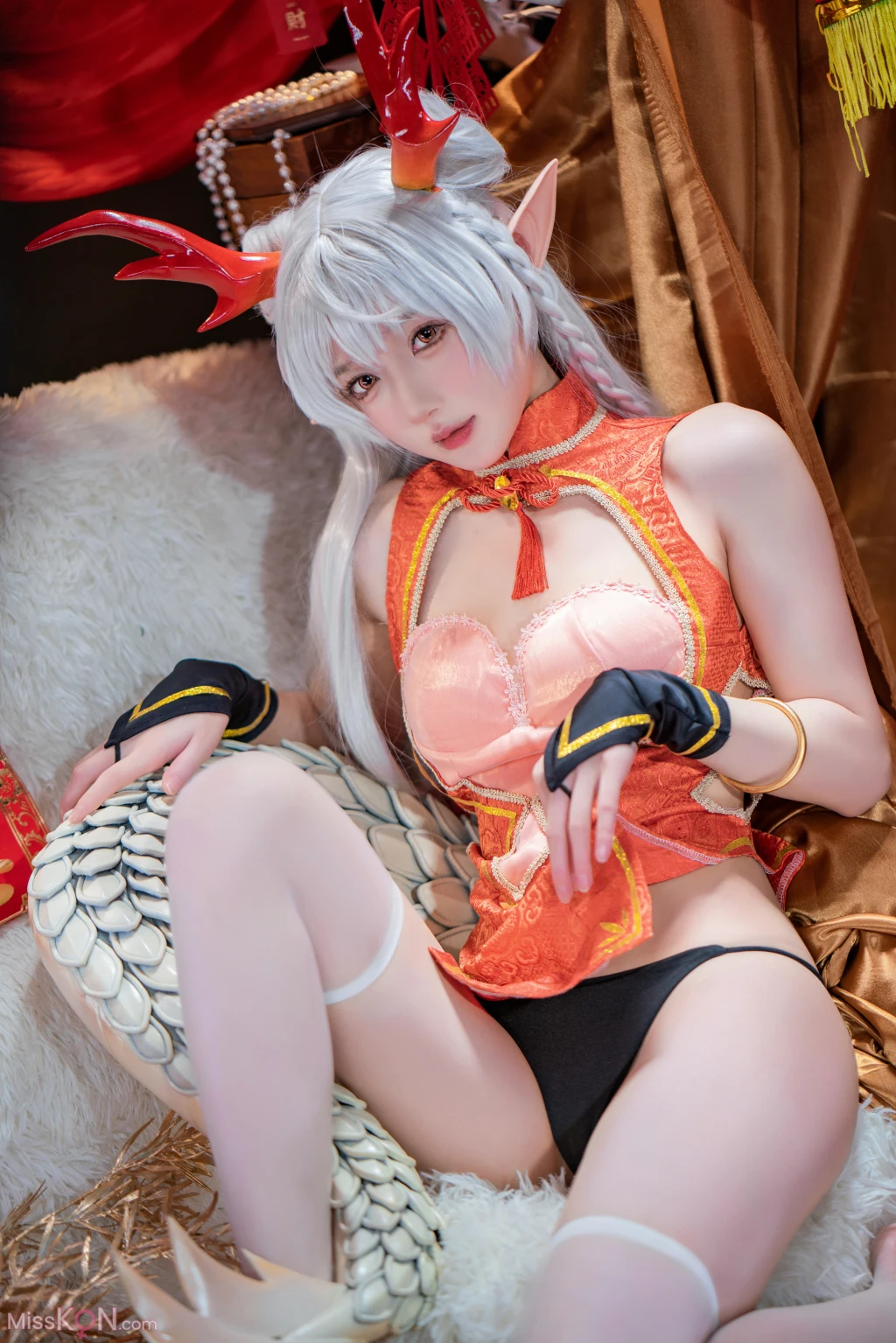 Coser@阿包也是兔娘: 新春贺图 龙妹 (45 photos )