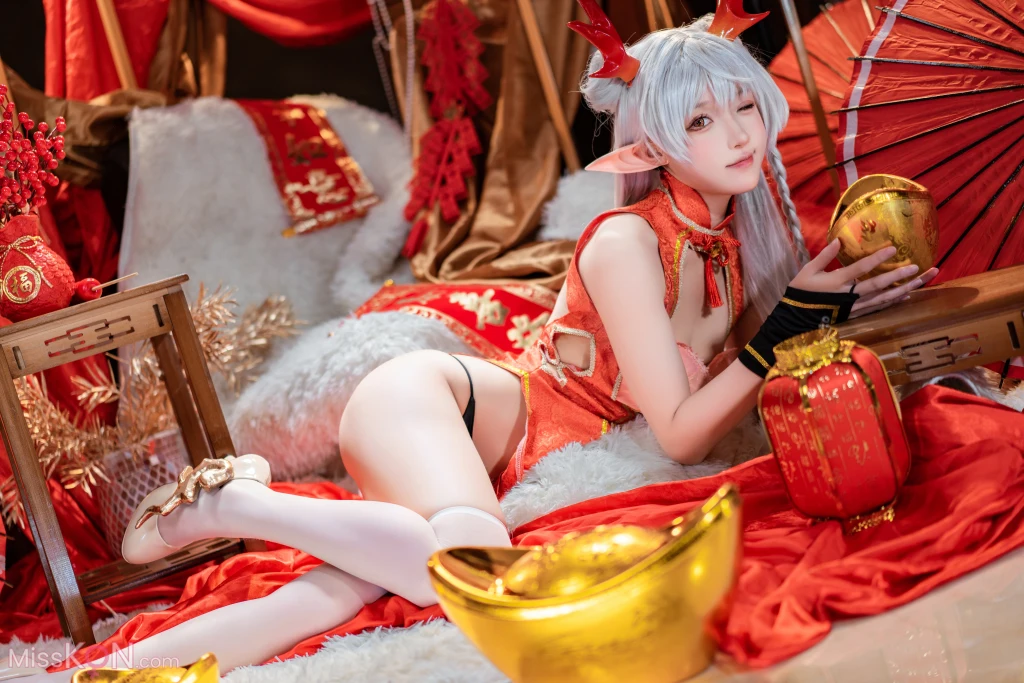 Coser@阿包也是兔娘: 新春贺图 龙妹 (45 photos )