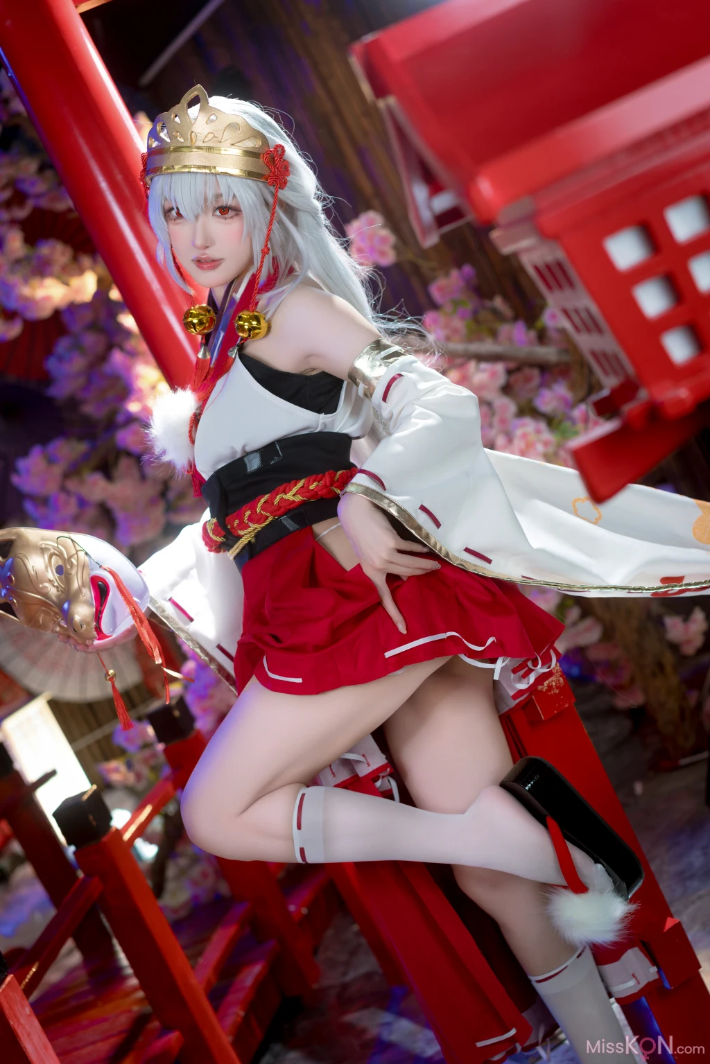 Coser@阿包也是兔娘: 巫女浴池 (58 photos + 1 video) – Page 5