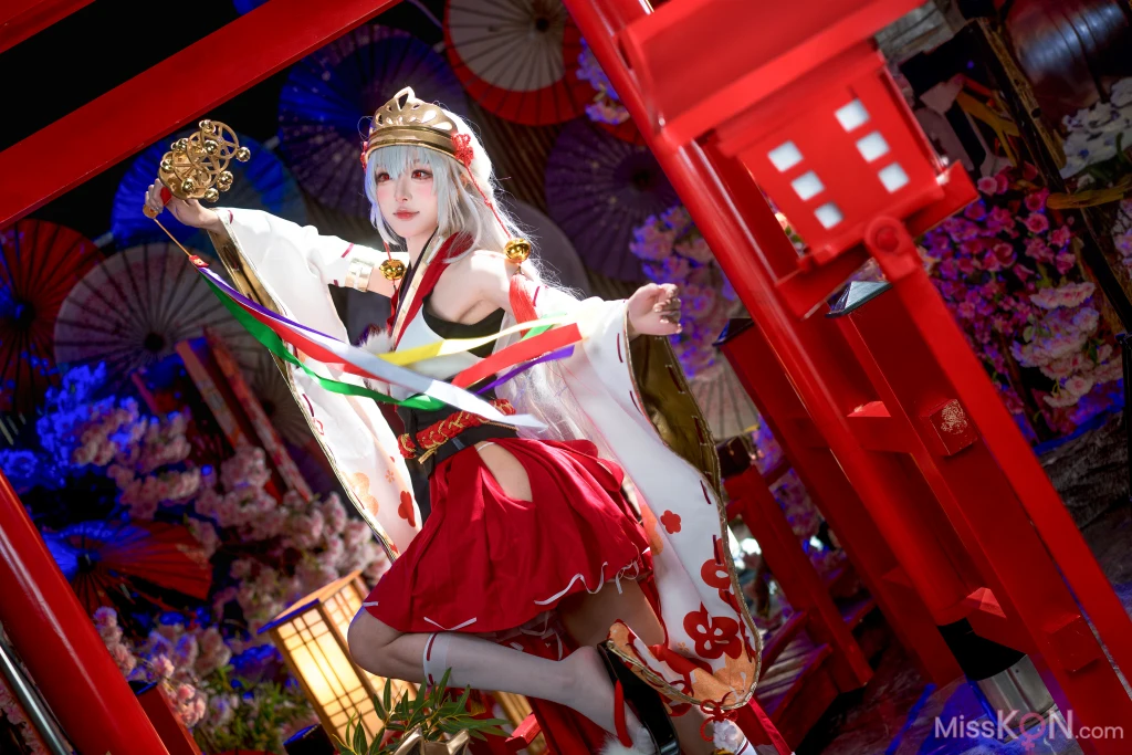 Coser@阿包也是兔娘: 巫女浴池 (58 photos + 1 video) – Page 6