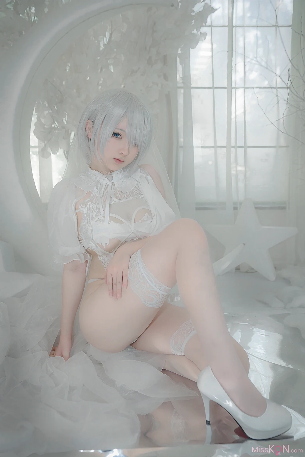 Coser@樱梨梨: 2B白花嫁 (24 photos) – Page 2
