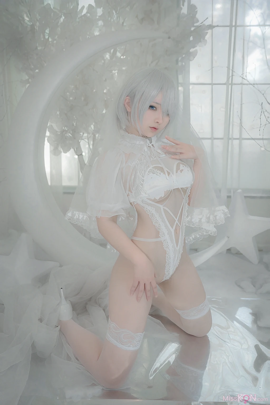 Coser@樱梨梨: 2B白花嫁 (24 photos) – Page 2