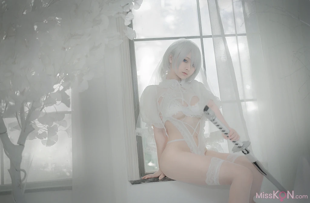 Coser@樱梨梨: 2B白花嫁 (24 photos) – Page 3