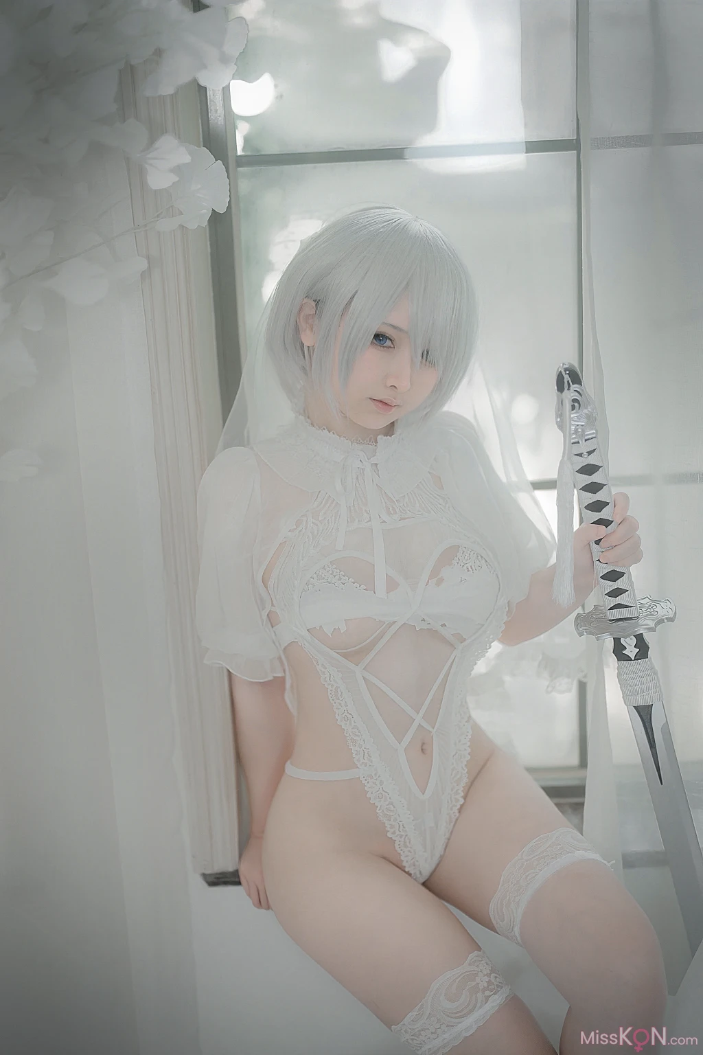 Coser@樱梨梨: 2B白花嫁 (24 photos) – Page 3