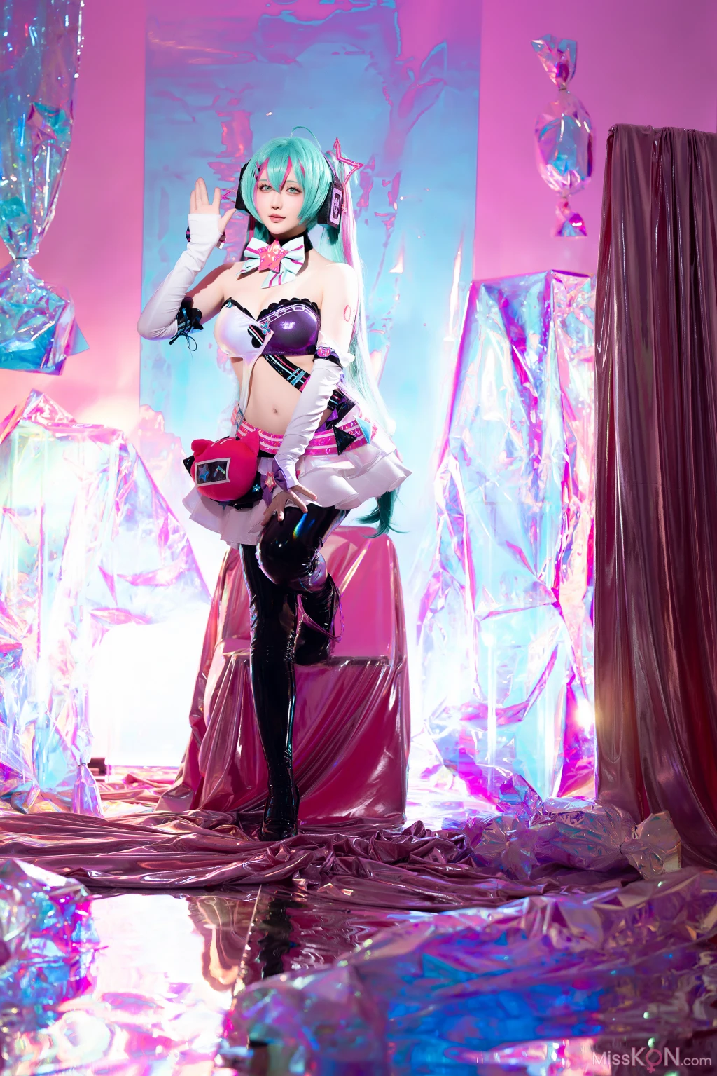 Coser@星之迟迟Hoshilily: Miku初音未来 喵斯快跑 (73 photos + 1 video) – Page 2