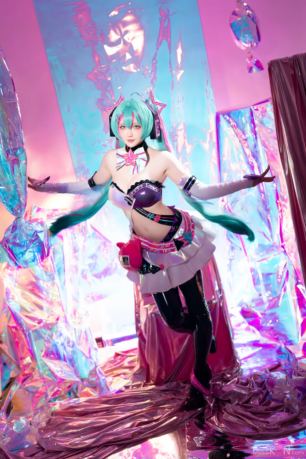 Coser@星之迟迟Hoshilily: Miku初音未来 喵斯快跑 (73 photos + 1 video) – Page 2
