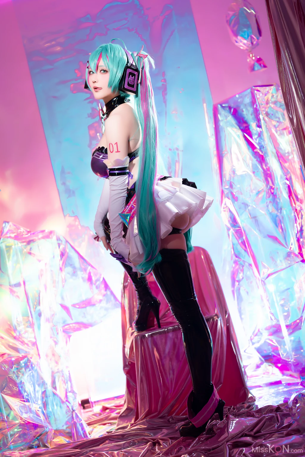 Coser@星之迟迟Hoshilily: Miku初音未来 喵斯快跑 (73 photos + 1 video) – Page 2