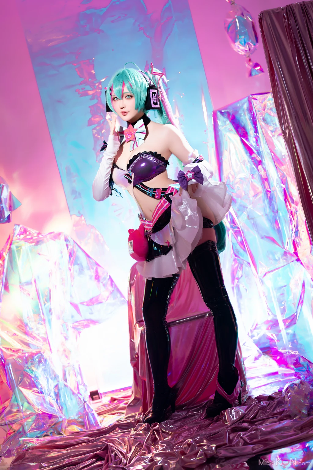 Coser@星之迟迟Hoshilily: Miku初音未来 喵斯快跑 (73 photos + 1 video) – Page 2