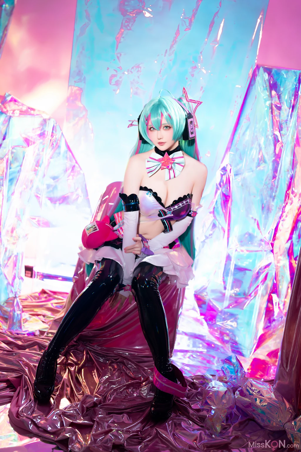 Coser@星之迟迟Hoshilily: Miku初音未来 喵斯快跑 (73 photos + 1 video) – Page 2