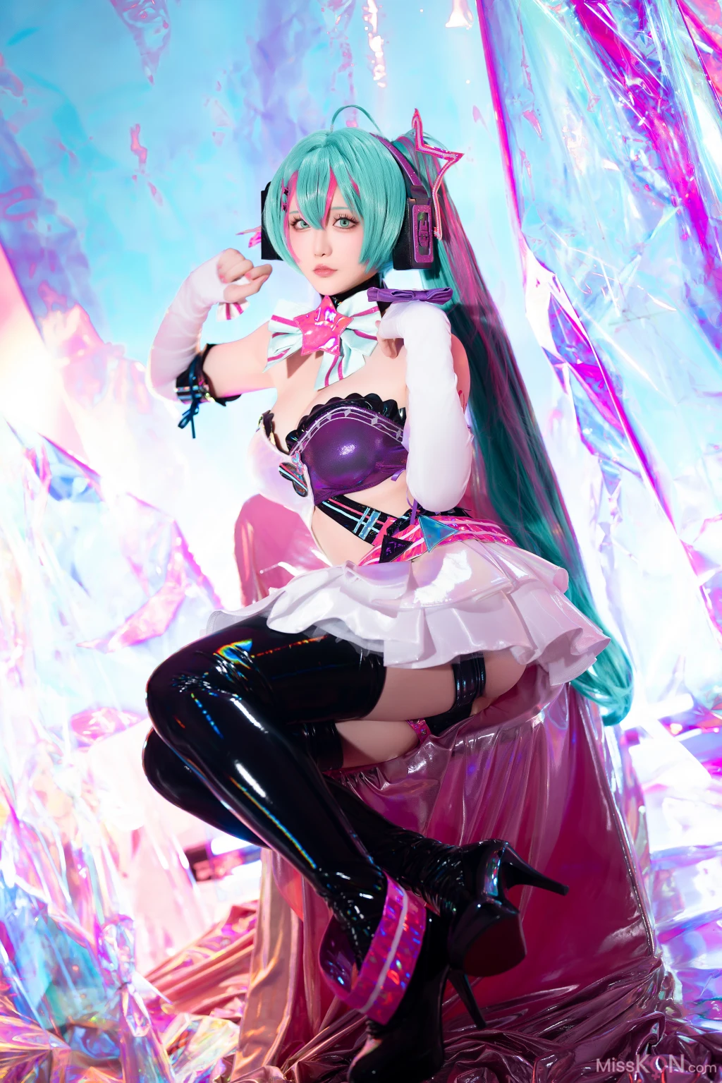 Coser@星之迟迟Hoshilily: Miku初音未来 喵斯快跑 (73 photos + 1 video) – Page 3