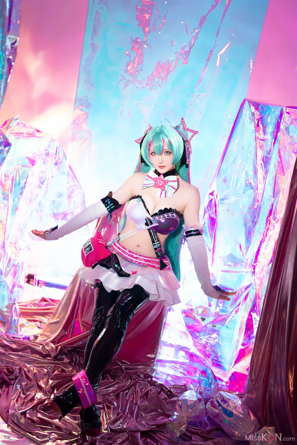 Coser@星之迟迟Hoshilily: Miku初音未来 喵斯快跑 (73 photos + 1 video) – Page 3