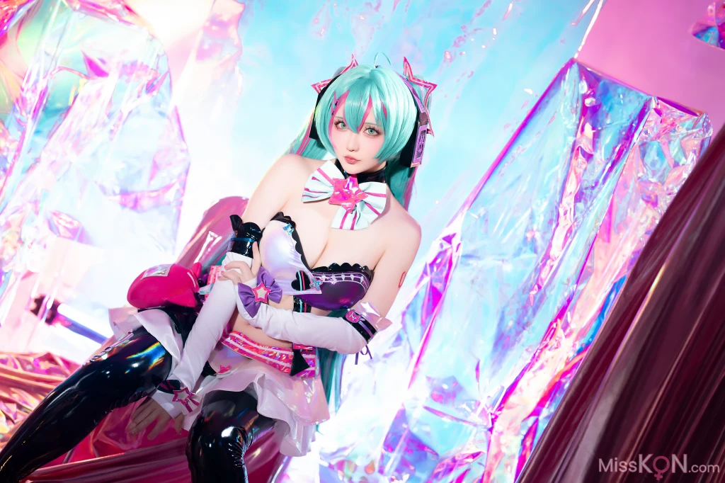 Coser@星之迟迟Hoshilily: Miku初音未来 喵斯快跑 (73 photos + 1 video) – Page 3