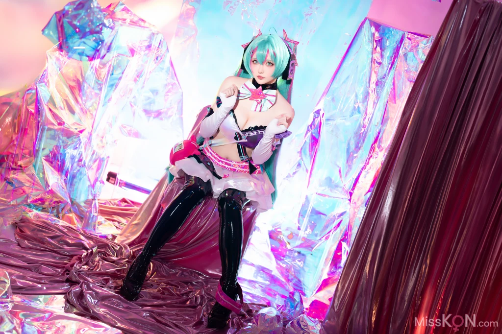 Coser@星之迟迟Hoshilily: Miku初音未来 喵斯快跑 (73 photos + 1 video) – Page 3