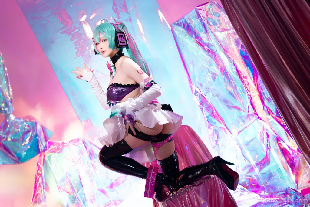 Coser@星之迟迟Hoshilily: Miku初音未来 喵斯快跑 (73 photos + 1 video) – Page 3