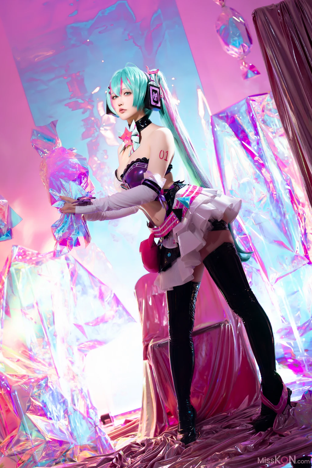 Coser@星之迟迟Hoshilily: Miku初音未来 喵斯快跑 (73 photos + 1 video) – Page 3