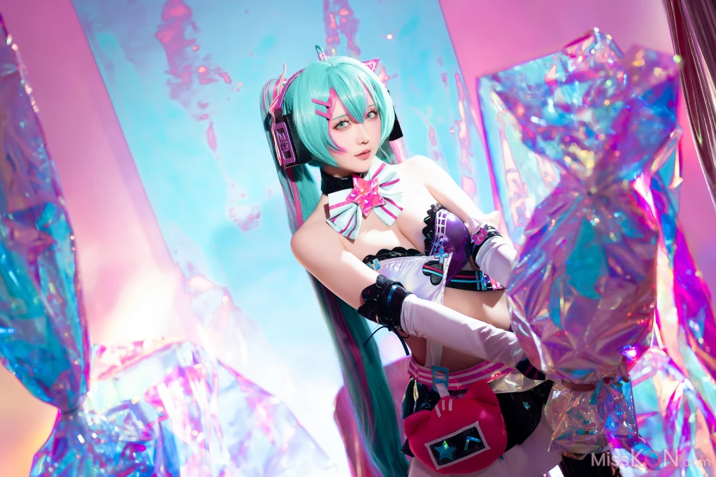 Coser@星之迟迟Hoshilily: Miku初音未来 喵斯快跑 (73 photos + 1 video) – Page 3