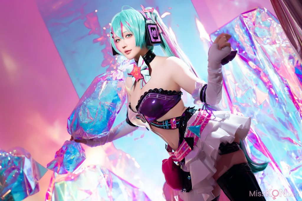 Coser@星之迟迟Hoshilily: Miku初音未来 喵斯快跑 (73 photos + 1 video) – Page 3