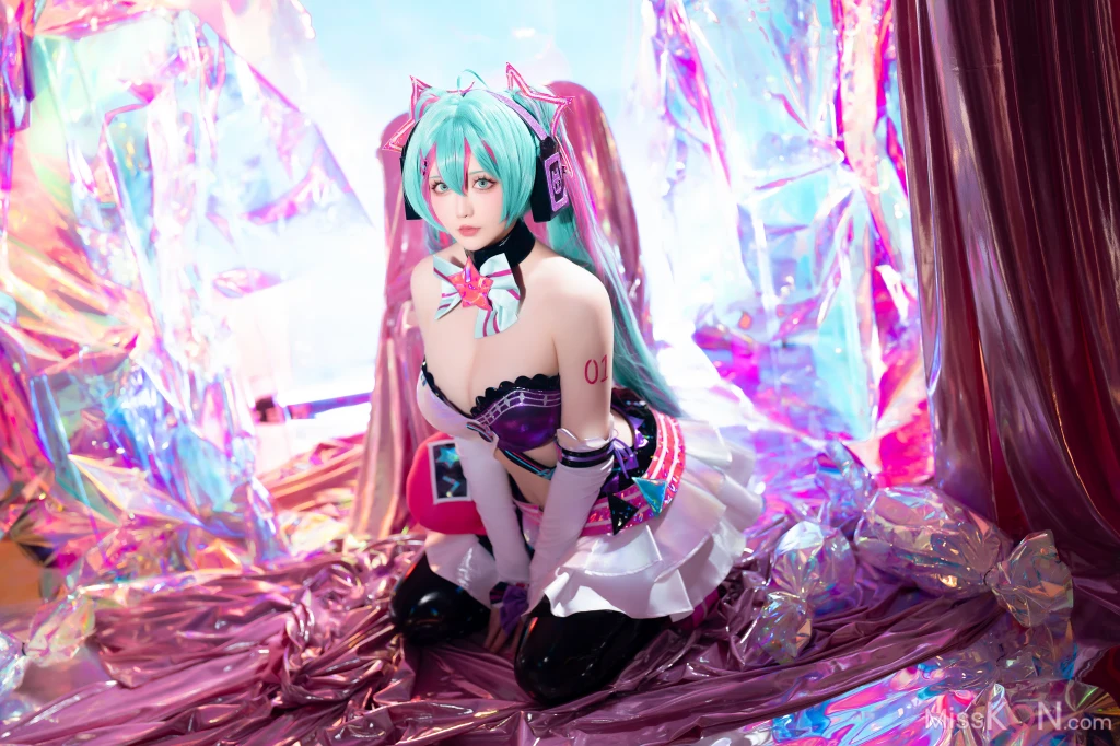 Coser@星之迟迟Hoshilily: Miku初音未来 喵斯快跑 (73 photos + 1 video) – Page 4