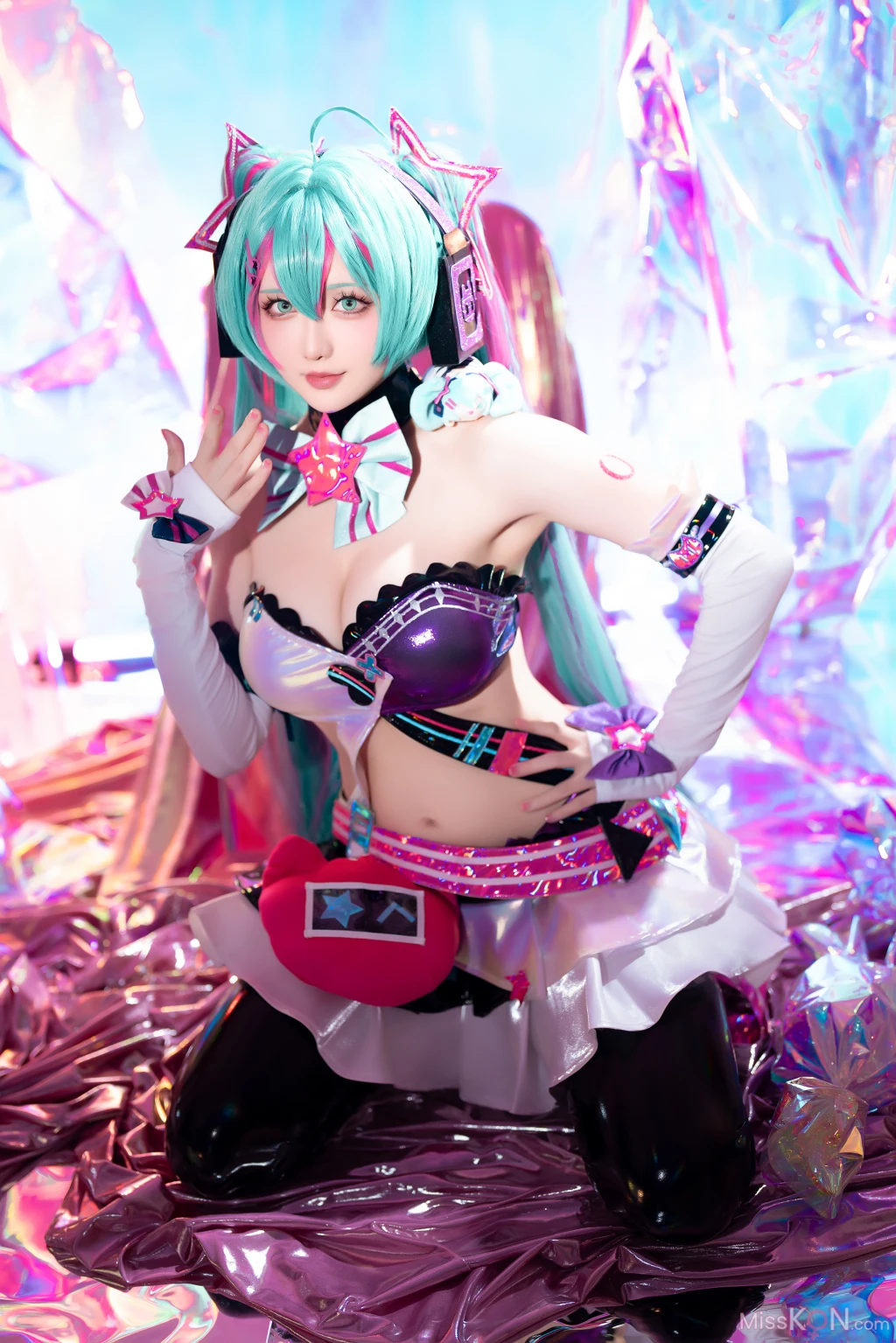 Coser@星之迟迟Hoshilily: Miku初音未来 喵斯快跑 (73 photos + 1 video) – Page 4