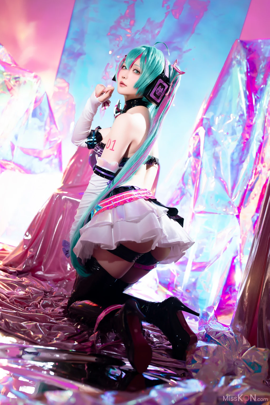 Coser@星之迟迟Hoshilily: Miku初音未来 喵斯快跑 (73 photos + 1 video) – Page 5