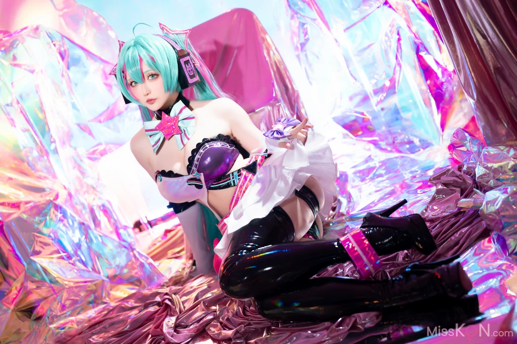 Coser@星之迟迟Hoshilily: Miku初音未来 喵斯快跑 (73 photos + 1 video) – Page 5