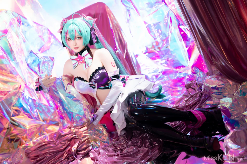 Coser@星之迟迟Hoshilily: Miku初音未来 喵斯快跑 (73 photos + 1 video) – Page 5