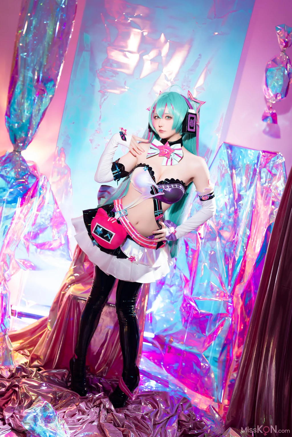 Coser@星之迟迟Hoshilily: Miku初音未来 喵斯快跑 (73 photos + 1 video) – Page 5